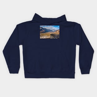 View from Beseno Castle in Trentino, Italy Kids Hoodie